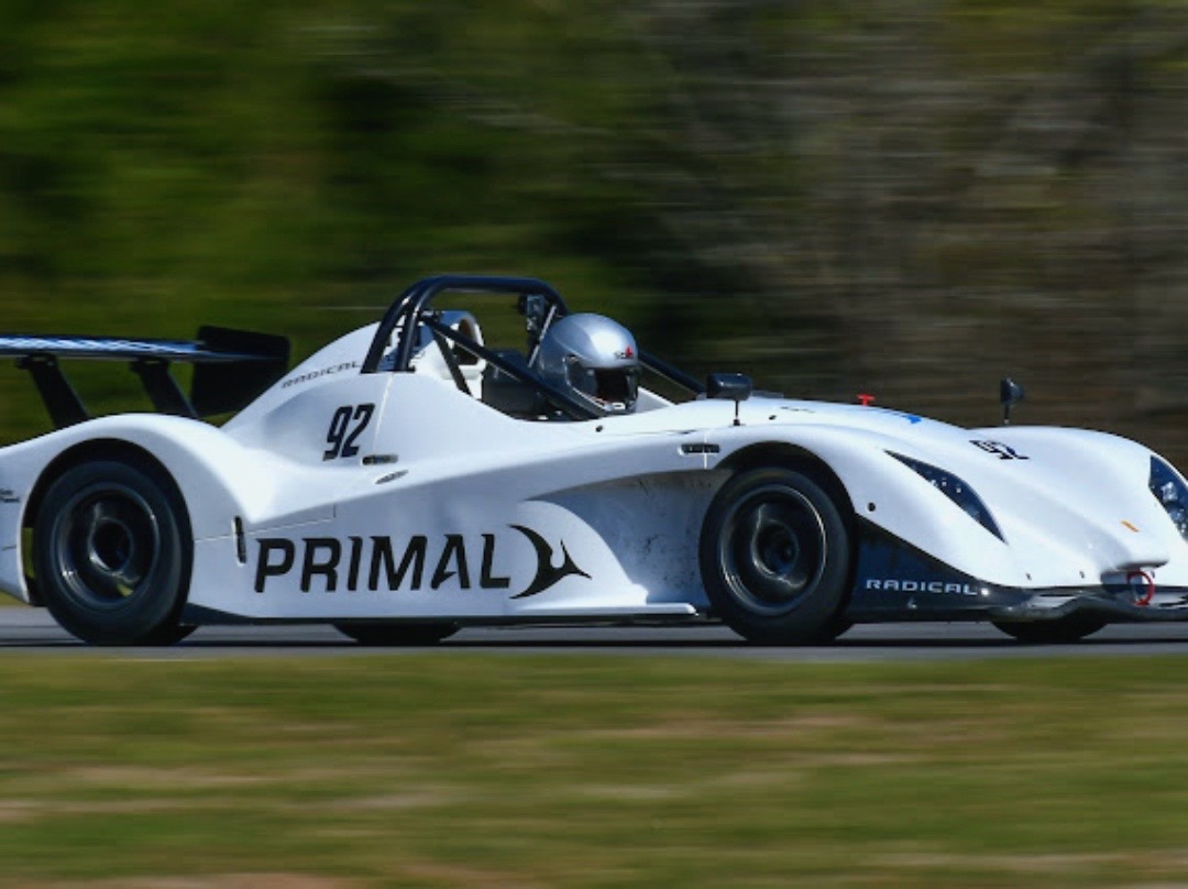 Hayden's No. 92 Radical SR-1 for Primal Racing on track